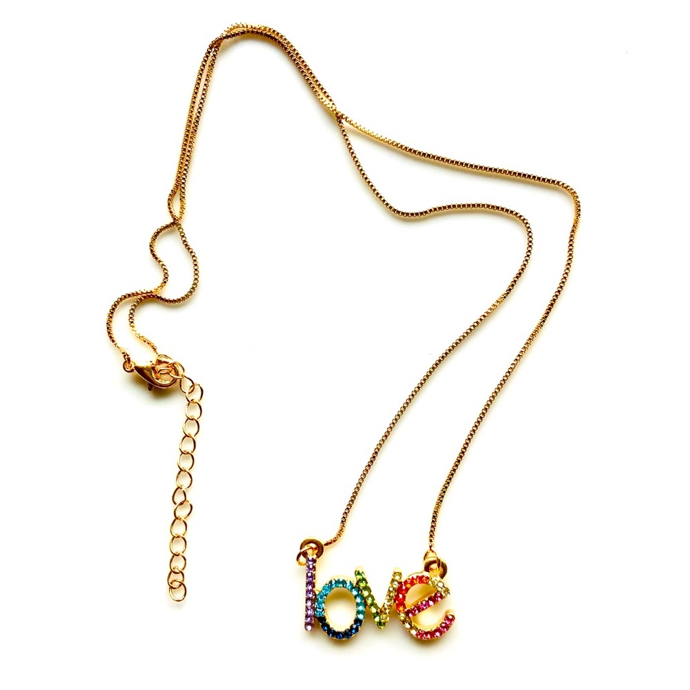 Love Necklace Rainbow